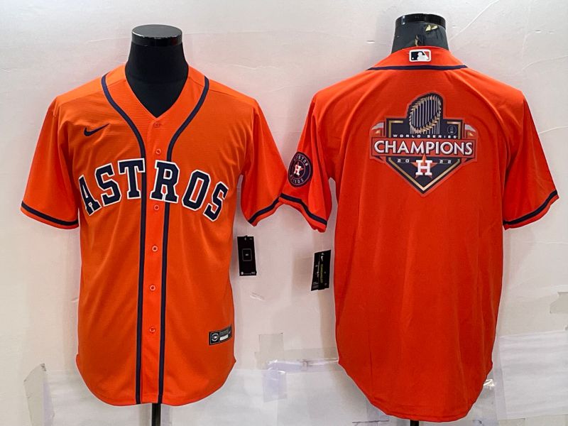 Men Houston Astros Blank Orange Game Nike 2022 MLB Jerseys->houston astros->MLB Jersey